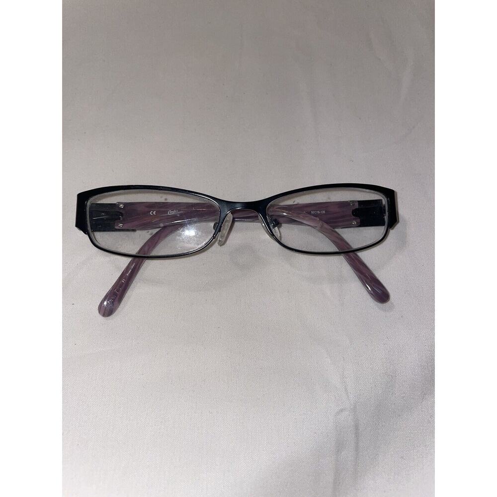 Candie’s C PAYDEN GUN 50-16-135‎ Gunmetal Metal Full Rim Eyeglasses Frame